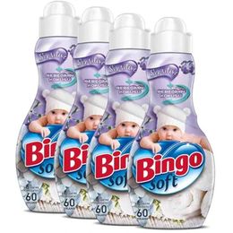 Bingo Konsantre Soft Sensitıve 4x1440 ml Çamaşır Yumuşatıcısı