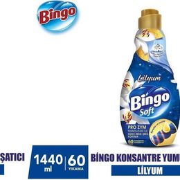 Bingo Lilyum 2x1440 ml Konsantre Çamaşır Yumuşatıcısı