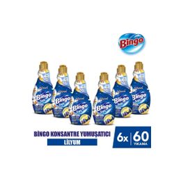 Bingo Lilyum 6x1440 ml Soft Konsantre Çamaşır Yumuşatıcısı