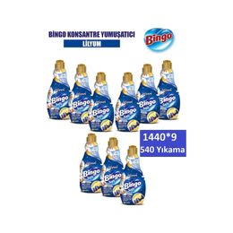 Bingo Lilyum 9x1440 ml Konsantre Çamaşır Yumuşatıcısı