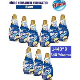 Bingo Lilyum 9x1440 ml Konsantre Çamaşır Yumuşatıcısı