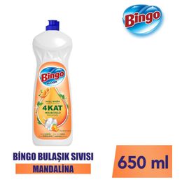Bingo Mandalina 650 ml Elde Bulaşık Deterjanı