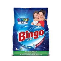 Bingo Matik 4 kg Renkli + Beyaz Toz Deterjanı