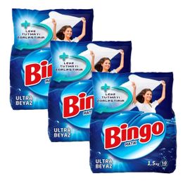 Bingo Matik Ultra Beyaz 3x1.5 kg Toz Çamaşır Deterjanı