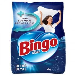 Bingo Matik Ultra Beyaz 4 kg Toz Çamaşır Deterjanı