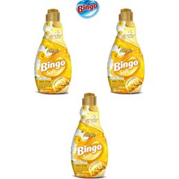 Bingo Nergis 3x1440 ml Konsantre Çamaşır Yumuşatıcısı
