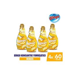Bingo Nergis 4x1440 ml Konsantre Çamaşır Yumuşatıcısı