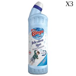 Bingo Oksijen 3x750 ml Hassas Hijyen Klorsuz Çamaşır Suyu