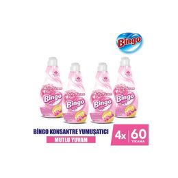 Bingo Soft 4x1440 ml Mutlu Yuvam Çamaşır Yumuşatıcı