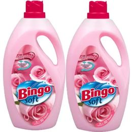 Bingo Soft Gülpembe 3 lt x 2 Adet Çamaşır Yumuşatıcı