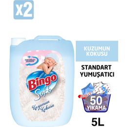 Bingo Soft Kuzumun Kokusu 2x5 lt Çamaşır Yumuşatıcısı