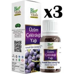 Bio Vitals 3x50 ml Üzüm Çekirdeği Yağı