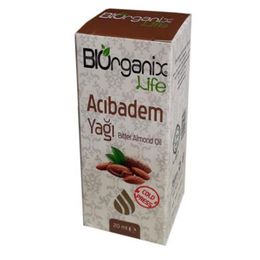 Biorganix Life 20 ml Acı Badem Yağı