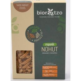 Biorootzo 200 gr Organik Glütensiz ve Vegan Artizan Bronz Kalıp Nohut Fusilli