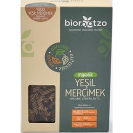 Biorootzo 200 gr Organik Glütensiz ve Vegan Artizan Bronz Kalıp Yeşil Mercimek Makarnası