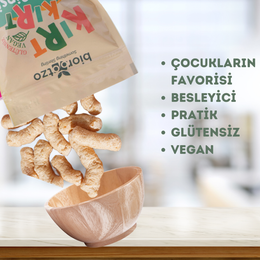 Biorootzo 30 gr Kırt Kırt Glütensiz ve Vegan Sağlıklı Atıştırmalık Kinoa Cipsi