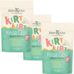Biorootzo 3x30 gr Kırt Kırt Glütensiz Vegan Kinoa Cipsi