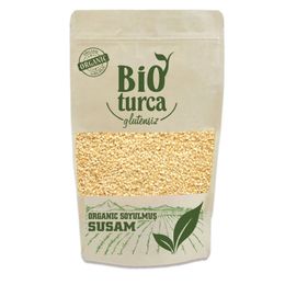 Bioturca 500 gr Glutensiz Organik Soyulmuş Susam