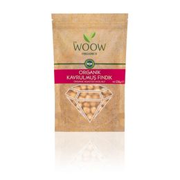 Biowoow 250 gr Organik Kavrulmuş Fındık