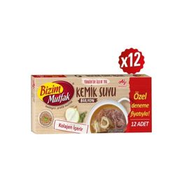 Bizim Mutfak 12 Adet 12 x 10 gr Kemik Suyu Bulyon