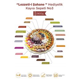 Bizim Yöre 2900 gr No:3 Lezzet-i Şahane Hediyelik Kayısı Kuru Meyve Sepeti