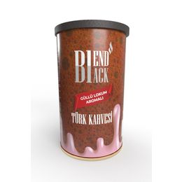 Blendblack Güllü Lokum Aromalı 250 gr Teneke Kutu Türk Kahvesi