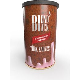 Blendblack Güllü Lokum Aromalı 250 gr Teneke Kutu Türk Kahvesi