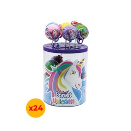 Bonart Candy 24'lü 11 gr Unicorn Top Kafalar Lollipop