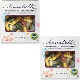 Bonatelli 2x800 gr Organik Sebzeli Vegan Makarna