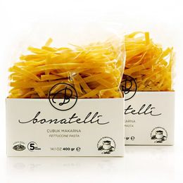 Bonatelli 400 gr Organik Zerdeçallı Çubuk Makarna