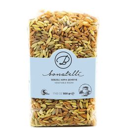 Bonatelli 500 gr Doğal Sebzeli Arpa Şehriye