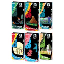 Bongardi Coffee 60 Kapsül Nespresso Uyumlu Honduras Etiyopya Peru Colombia Guatemala Santos Kapsül Kahve