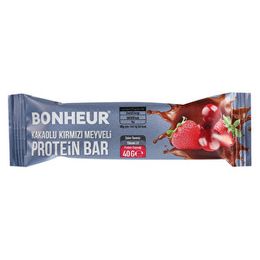 Bonheur 40 gr Kırmızı Meyveli Kakaolu Protein Bar