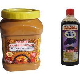 Bozkır Tahin Dünyası Bozkır Tahini 935 gr + Üzüm Pekmezi 950 gr