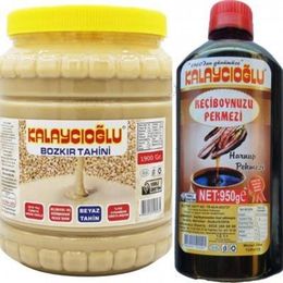 Bozkır Tahin Merkezi 1,9 kg Beyaz Tahin + 950 gr Keçiboynuz Pekmezi