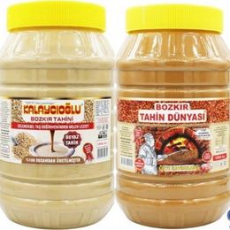 Bozkır Tahin Merkezi 2,9 kg Beyaz Tahin + 2,9 kg Kavrulmuş Kepeksiz Tahin