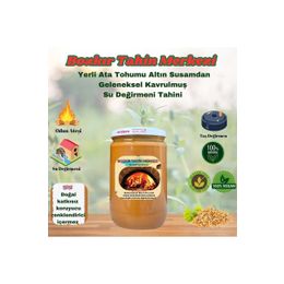 Bozkır Tahin Merkezi 600 gr Kavrulmuş Yerli Ata Tohumu Altın Susam Su Değirmeni Tahini