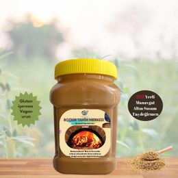 Bozkır Tahin Merkezi 930 gr Yerli Manavgat Altın Susamı Tahini
