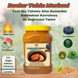 Bozkır Tahin Merkezi 930 gr Yerli Manavgat Altın Susamı Tahini