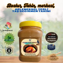 Bozkır Tahin Merkezi 930 gr Yerli Manavgat Altın Susamı Tahini