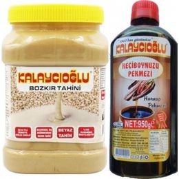 Bozkır Tahin Merkezi 935 gr Beyaz Tahin + 950 gr Keçiboynuz Pekmezi