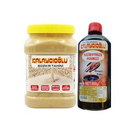 Bozkır Tahin Merkezi 935 gr Beyaz Tahin + 950 gr Keçiboynuz Pekmezi