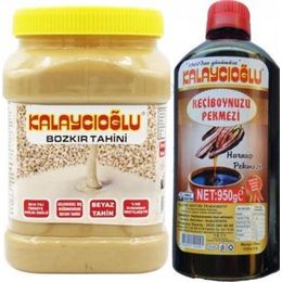 Bozkır Tahin Merkezi 935 gr Beyaz Tahin + 950 gr Keçiboynuz Pekmezi