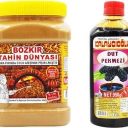 Bozkır Tahin Merkezi 935 gr Kepeksiz Tahin + 950 gr Dut Pekmezi
