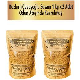 Bozkırlı Çavuşoğlu 2x1 kg Odun Ateşinde Kavrulmuş Susam