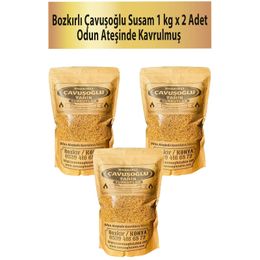 Bozkırlı Çavuşoğlu 3x1 kg Odun Ateşinde Kavrulmuş Susam