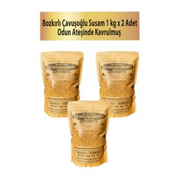 Bozkırlı Çavuşoğlu 3x1 kg Odun Ateşinde Kavrulmuş Susam
