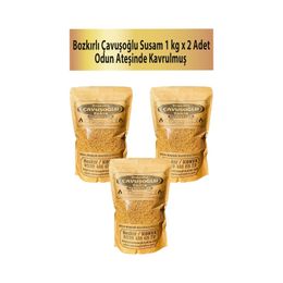 Bozkırlı Çavuşoğlu 3x1 kg Odun Ateşinde Kavrulmuş Susam