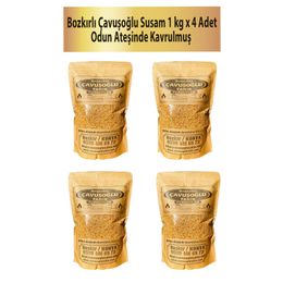 Bozkırlı Çavuşoğlu 4x1 kg Odun Ateşinde Kavrulmuş Susam