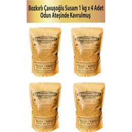 Bozkırlı Çavuşoğlu 4x1 kg Odun Ateşinde Kavrulmuş Susam